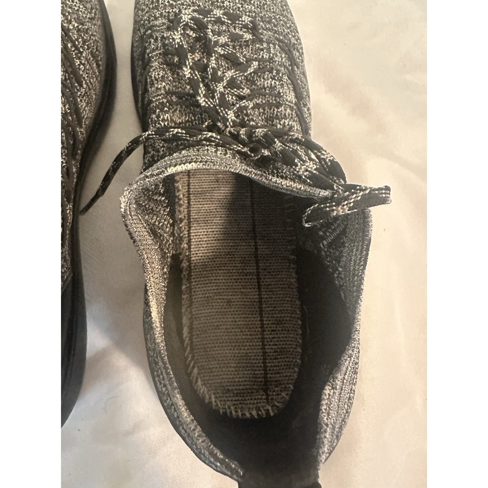 TRAQ ALEGRIA Shoes Womens 10-10.5 Heather Grey Black Mesh Walking Comfort - Picture 4 of 10